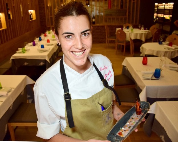 Lucía Grávalos, en el comedor del Kabanova.