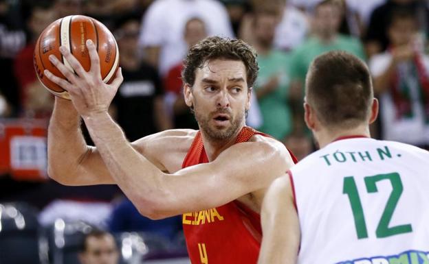 Pau Gasol, ante Hungría.