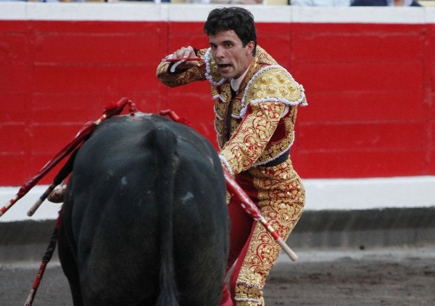 Joselito Adame en una corrida en Ciudad de México. :: EFE/