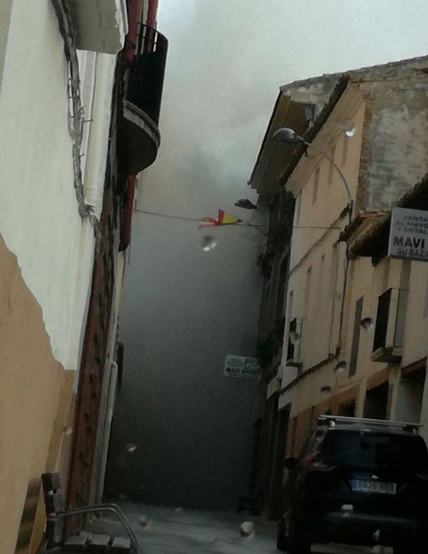Susto en el barrio del Burgo en Alfaro