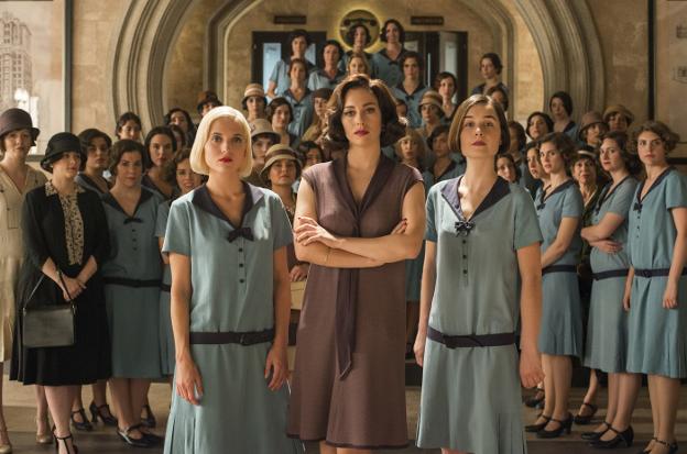 Elenco femenino de la serie, que estará disponible para todos los abonados de la plataforma desde el lunes. :: netflix/