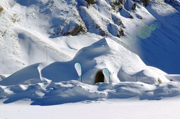 Los iglús, atractivo de Grandvalira. :: /