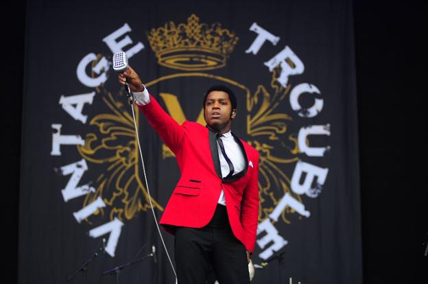 Ty Taylor, cantante de Vintage Trouble. ::/L.R.