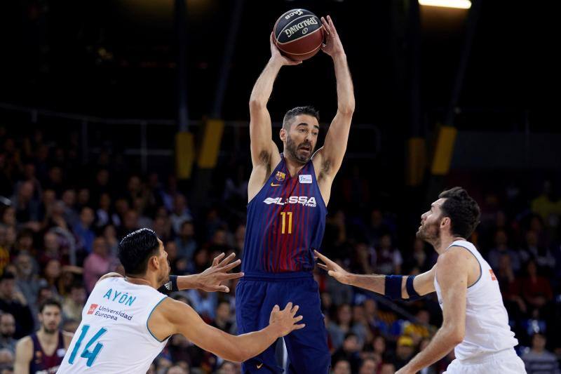 Juan Carlos Navarro, durante el partido frente al Real Madrid en el Palau./EFE