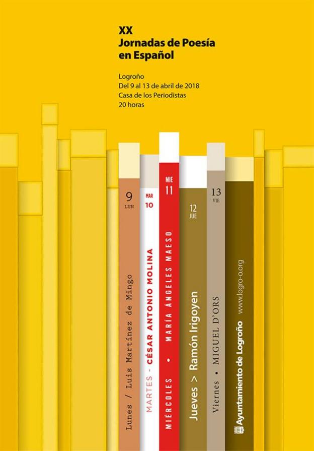 Cartel diseñado por Jorge Elías. /