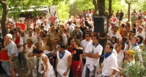 Imagen de la pasada edición de la marcha a los riscos de Bilibio. / C. V./