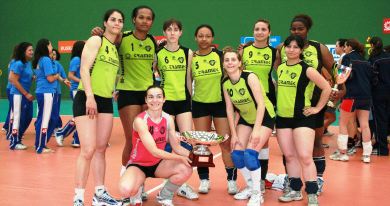 Las chicas del Nuchar Tramek Murillo ascendieron a Primera División el pasado mes de mayo sin perder ningún set en la fase de ascenso. / L.R./
