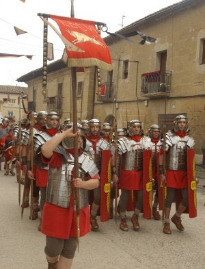 Soldados romanos en Herramélluri, en una edición anterior. ::
ALBO/