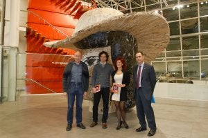 Acto de presentación del libro ayer en el Museo Würth. ::
ALFREDO IGLESIAS/