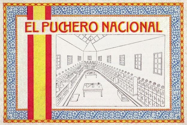 Ilustración de 'El puchero nacional', Rufino Carpena Montesinos (1925). / R. C.