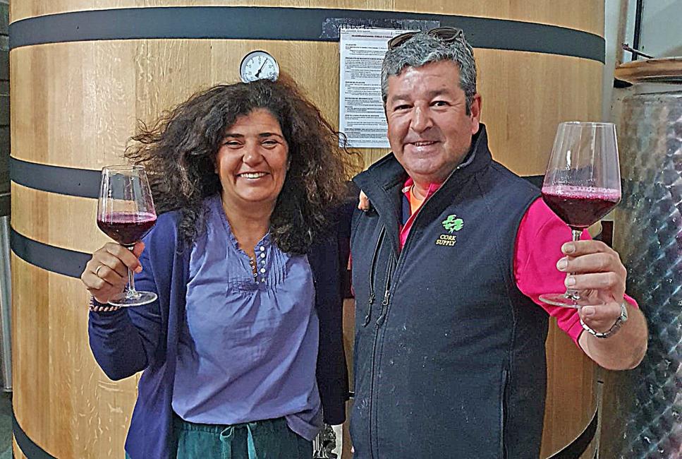 Carmen Pérez Garrigues y Jesús Madrazo, de nuevo juntos en Vinos Villota. 