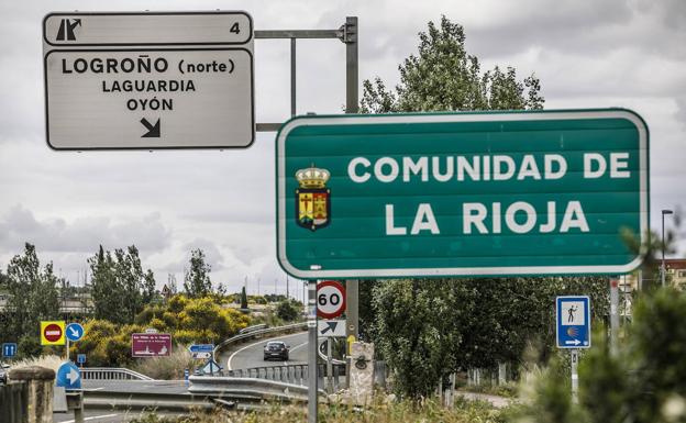 Límite entre la provincia de Álava y la Comunidad de La Rioja. /JUSTO RODRÍGUEZ