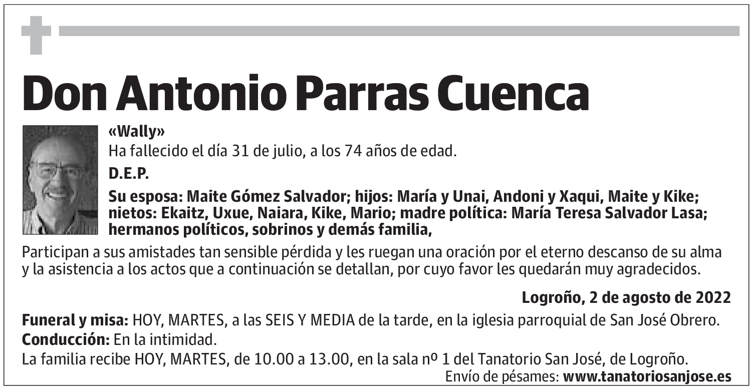 Don Antonio Parras Cuenca
