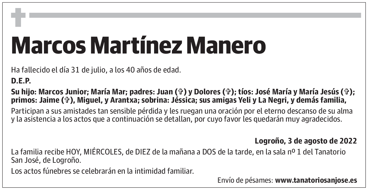 Marcos Martínez Manero