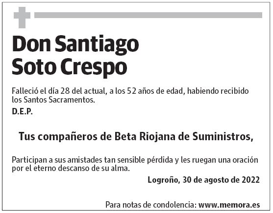 Don Santiago Soto Crespo