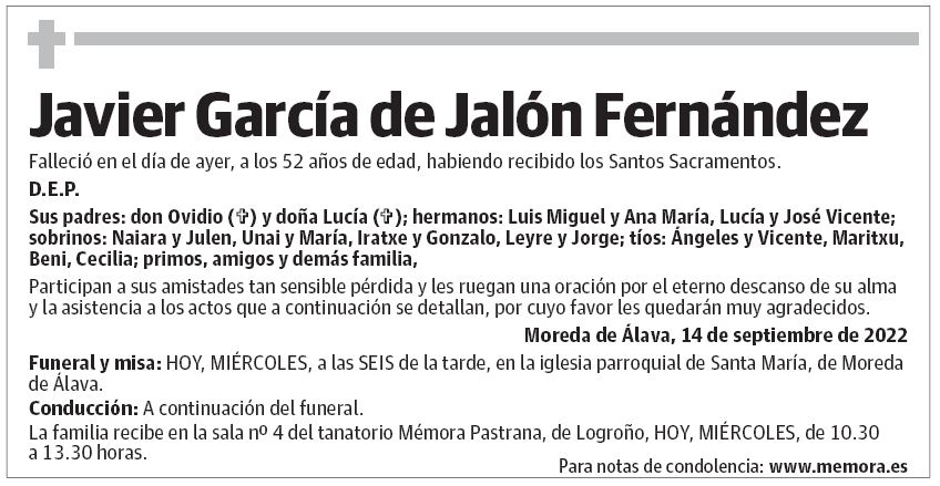 Javier García de Jalón Fernández