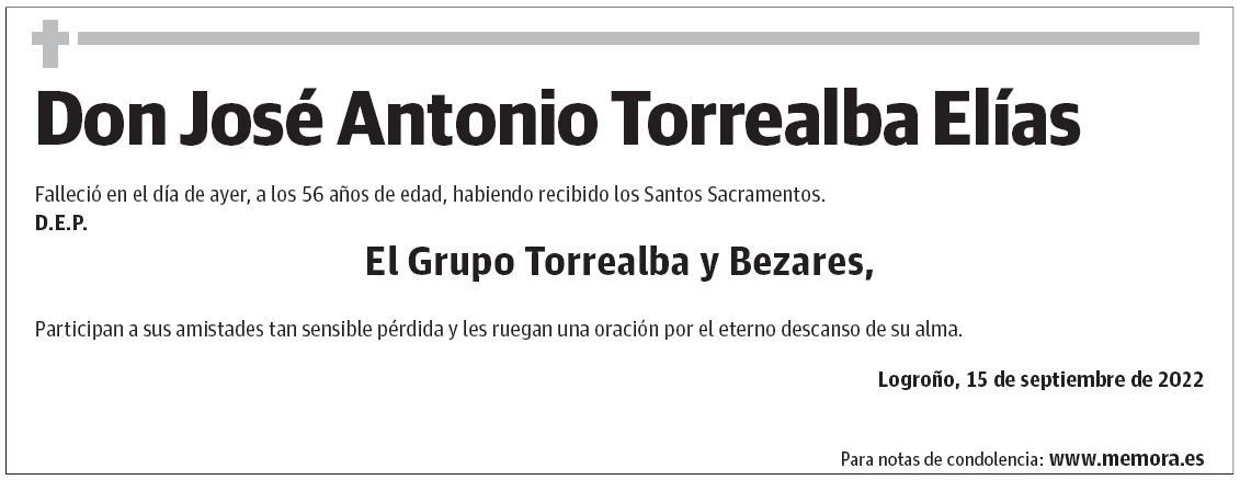 Don José Antonio Torrealba Elías