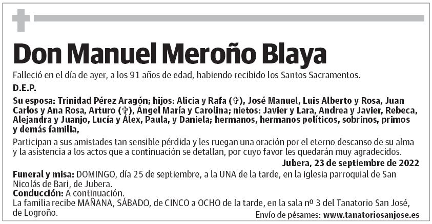 Don Manuel Meroño Blaya