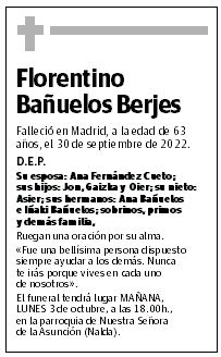 Florentino Bañuelos Berjes