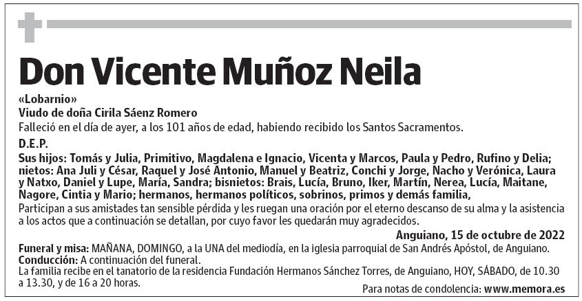 Don Vicente Muñoz Neila