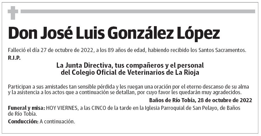 Don José Luis González López