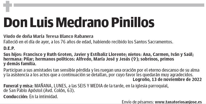 Don Luis Medrano Pinillos
