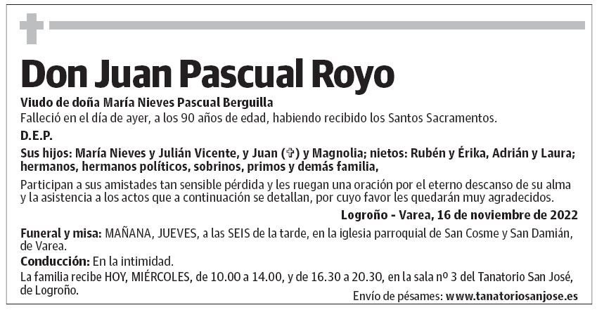 Don Juan Pascual Royo