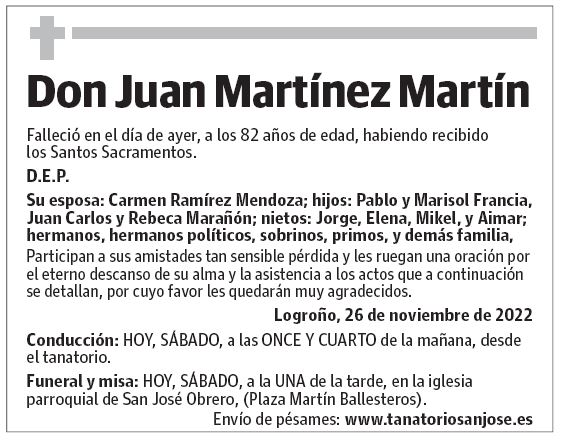 Don Juan Martínez Martín