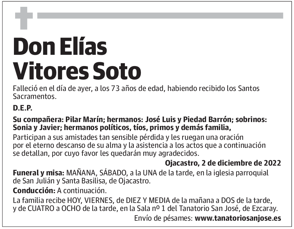Don Elías Vitores Soto