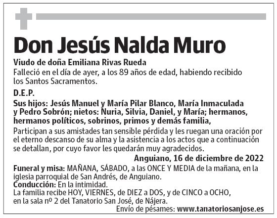 Don Jesús Nalda Muro