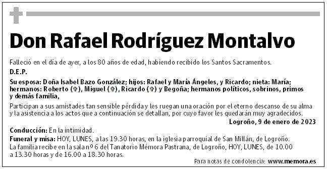 Don Rafael Rodríguez Montalvo