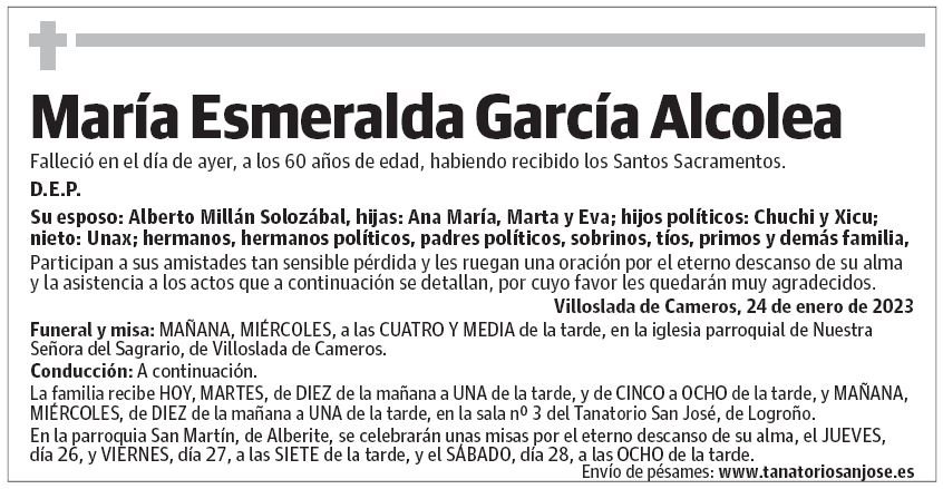 María Esmeralda García Alcolea