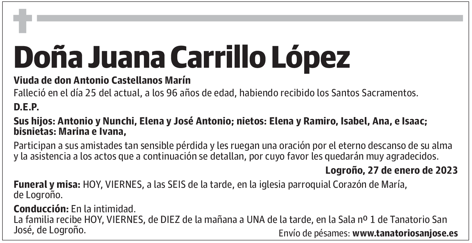 Doña Juana Carrillo López
