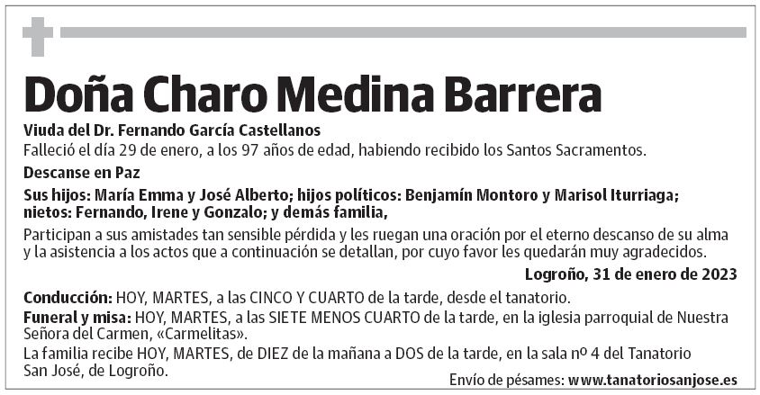 Doña Charo Medina Barrera