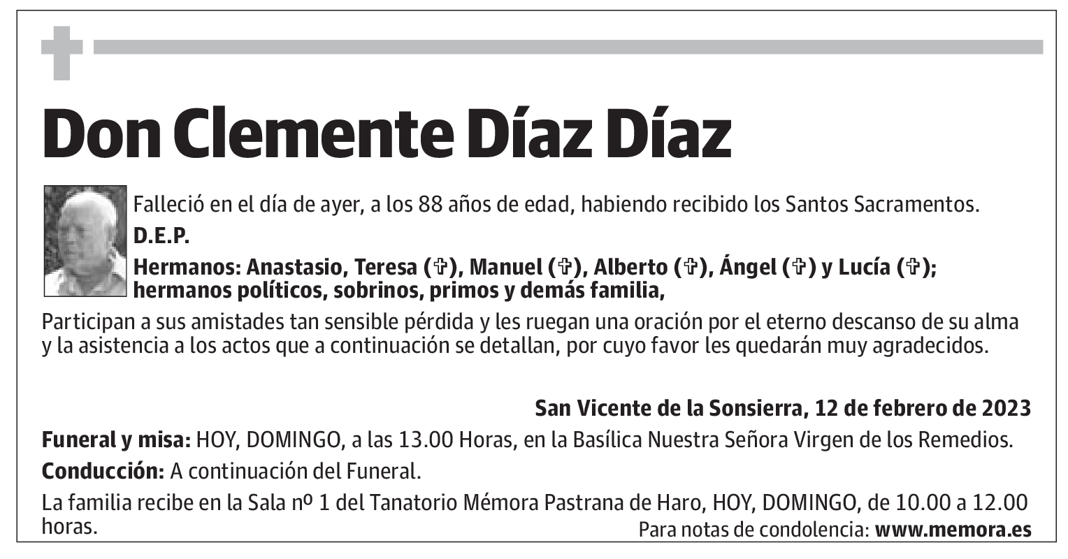 Don Clemente Díaz Díaz