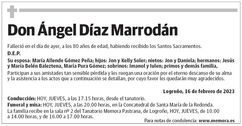 Don Ángel Díaz Marrodán
