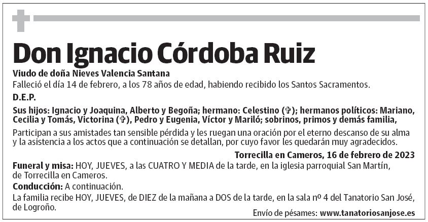 Don Ignacio Córdoba Ruiz