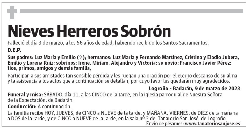 Nieves Herreros Sobrón