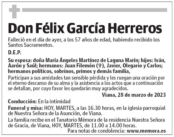 Don Félix García Herreros