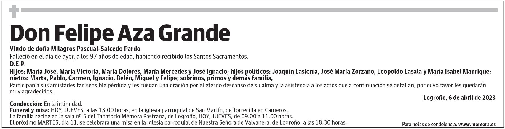 Don Felipe Aza Grande