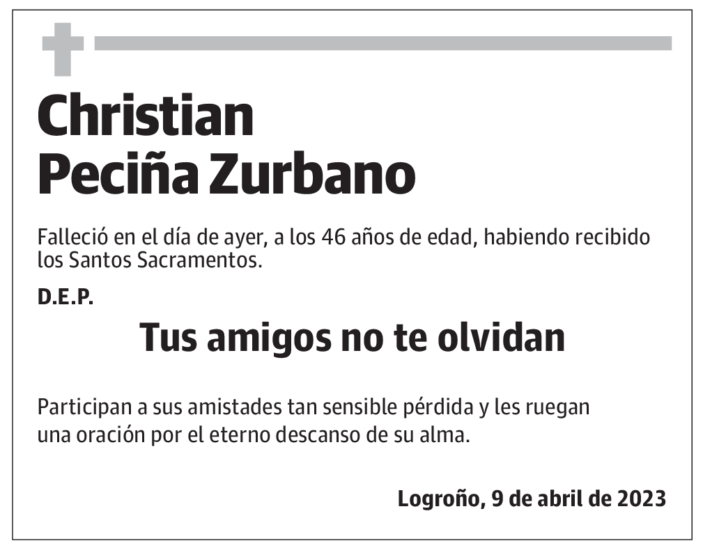 Christian Peciña Zurbano