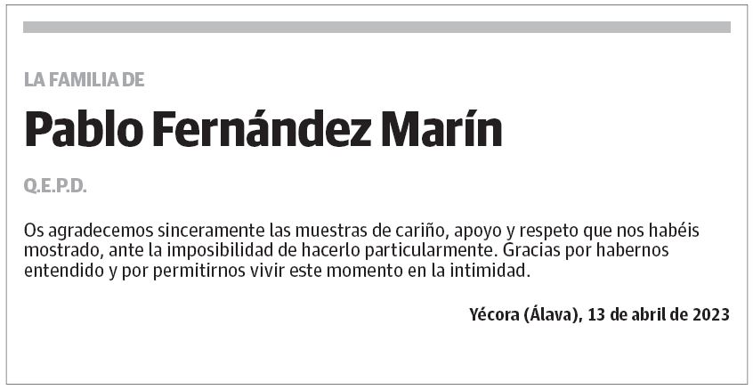 Pablo Fernández Marín