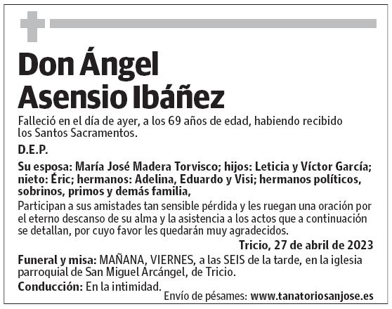 Don Ángel Asensio Ibáñez