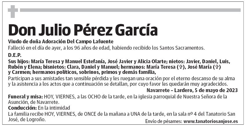 Don Julio Pérez García