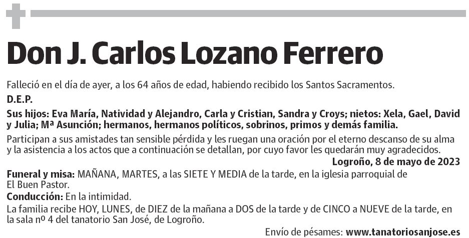 Don J. Carlos Lozano Ferrero