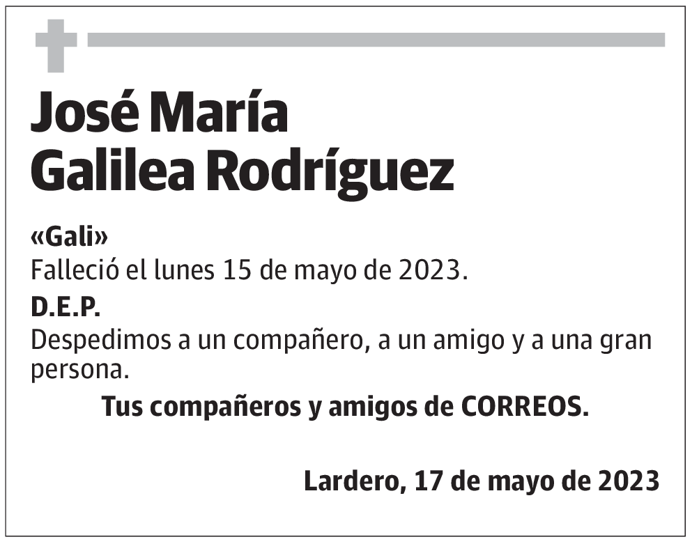José María Galilea Rodríguez