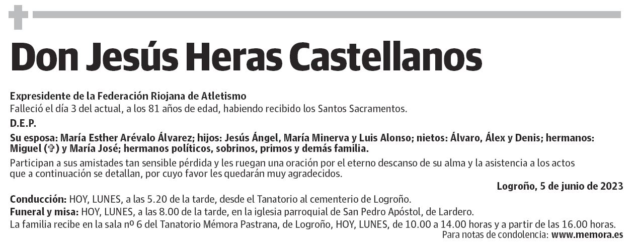 Don Jesús Heras Castellanos