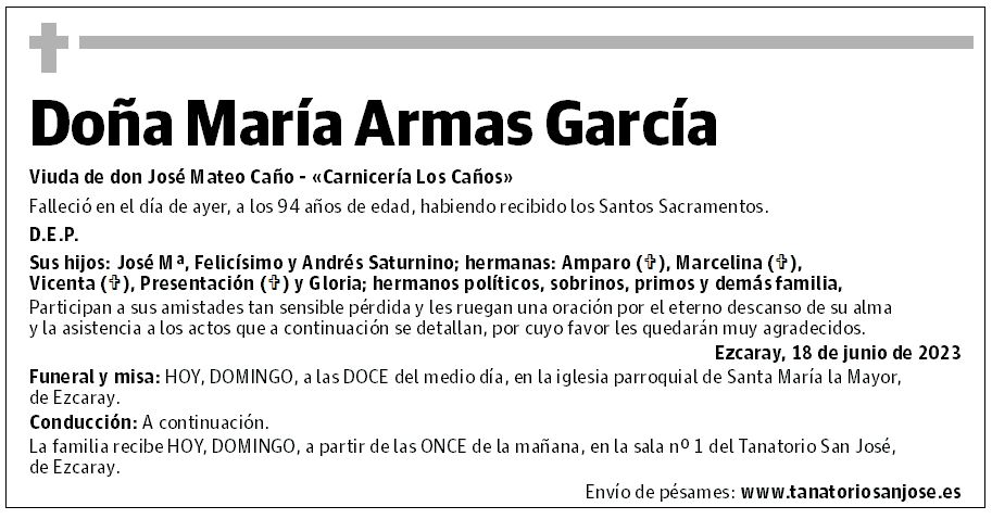 Doña María Armas García