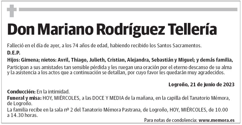 Don Mariano Rodríguez Tellería