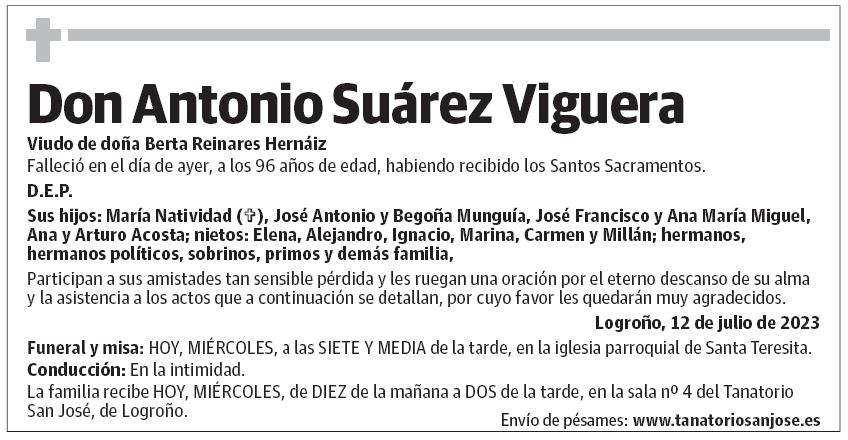 Don Antonio Suárez Viguera